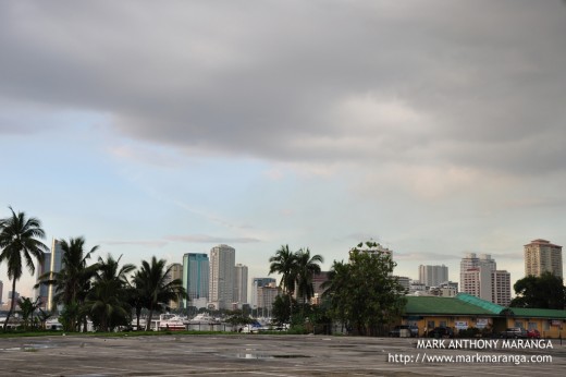 View of Manila Buildings outside Folk Arts Theater