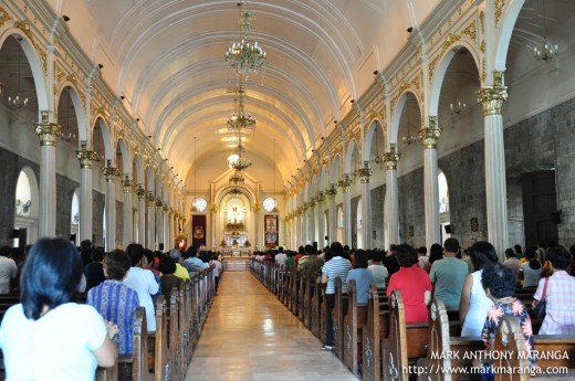 Interiors of San Sebastian Cathedral in Bacolod