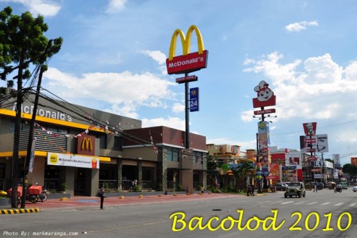 McDonalds, Jolibee, KFC in Bacolod