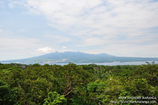 View of the nearby island