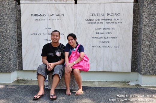 Mark and Lisa at Pacific War Memorial