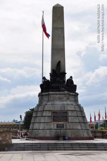 Rizal Monument Back View