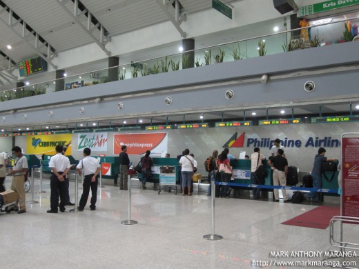 Check-in counters