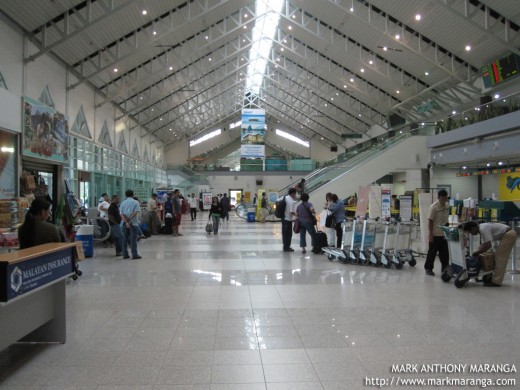 Inside the Davao International Airport Terminal