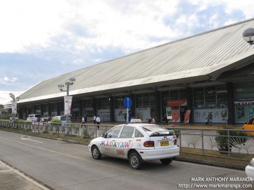 Taxi stand outside the terminal