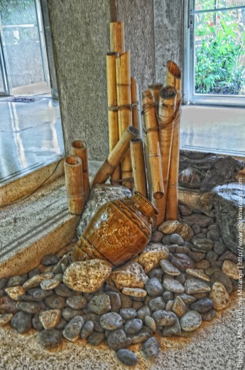Bamboo, Stones and Jar