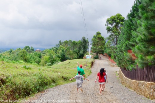 Going down the mountain