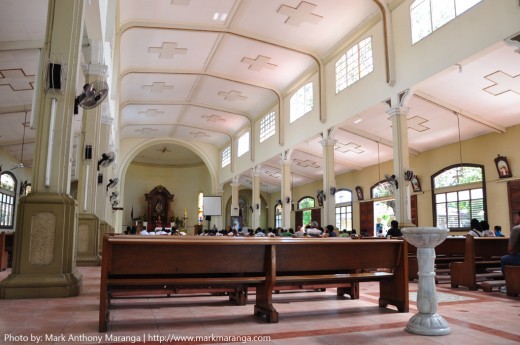 Inside the La Paz Church