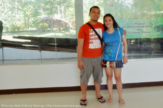 Mark and Lisa at Balangay Site Museum