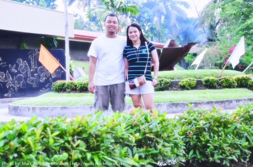 Mark and Lisa at Butuan Museum