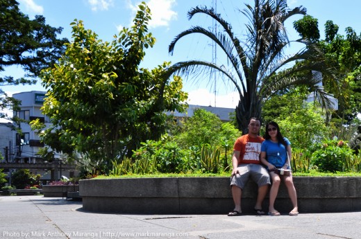 Mark and Lisa at Rizal Park