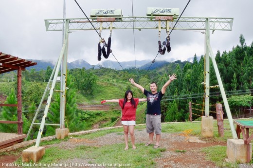 Mark and Lisa at Zip Zone