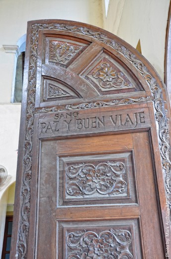 Ornately Carved Door of La Paz Church