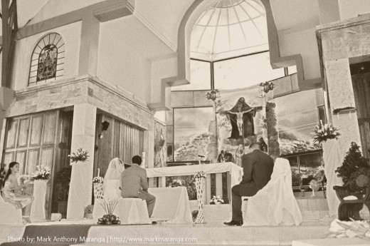 View of the altar