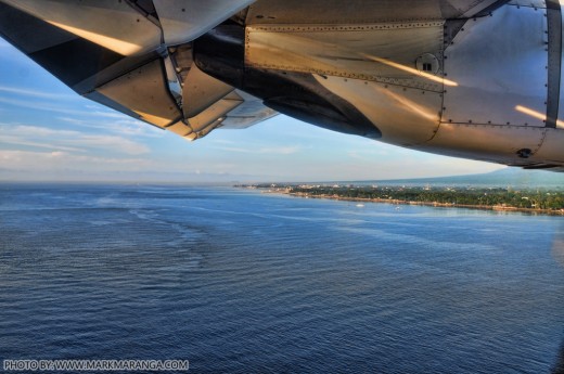 Landing at Dumaguete Airport