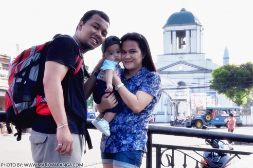 Mark, Lisa and Sam at Penaranda Park