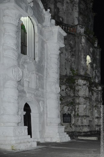 White Colored and Natural Facade