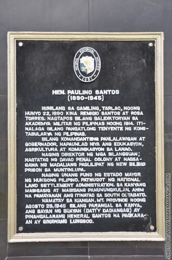 General Paulino Santos Marker