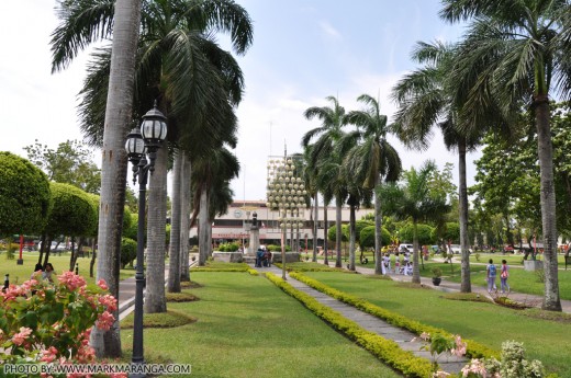 Inside the Plaza Heneral Santos