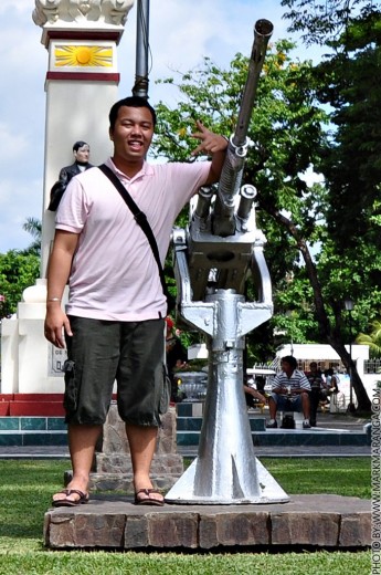 Mark at Quezon Park Dumaguete