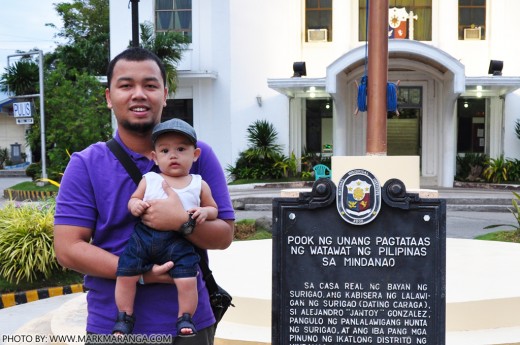 Mark and Sam at Site of the First Flag raising in Mindanao