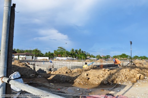 On-going Construction of New Pool