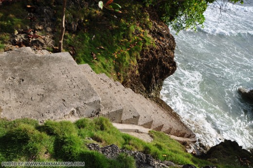 Stairs going to Sea