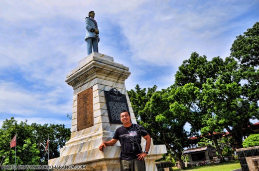 Mark at the first Monument