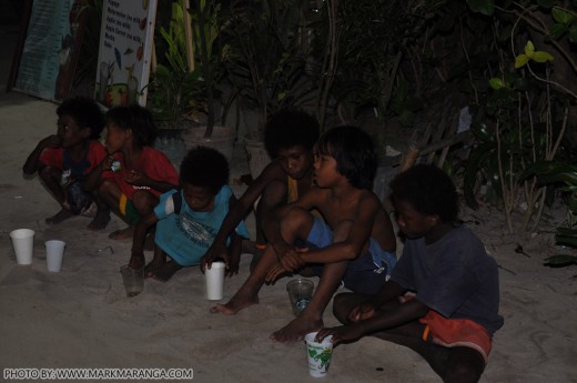 Native kids asking for money