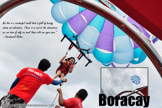 Parasailing in Boracay