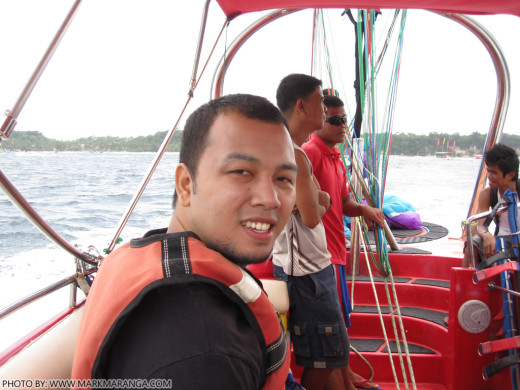 Waiting for my turn to Parasail