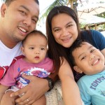 Family Picture at Coco Palms Resort