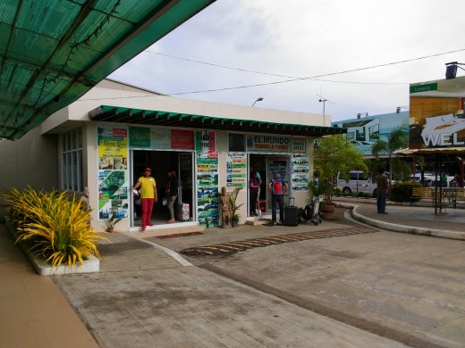 Travel and Tours' Shops outside the Terminal