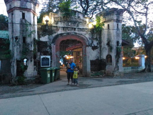 At the Entrance Gate of the Military Headquarters