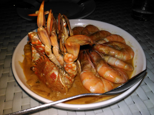 Crab & Shrimps at Parilya
