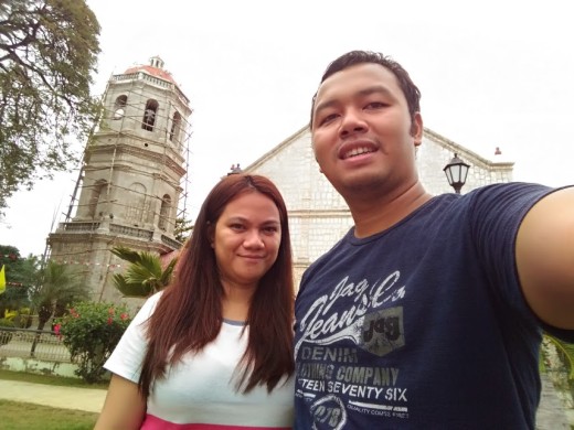Mark & Lisa at Dalaguete Church's Park