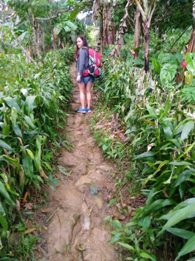 Muddy and Uphill Terrain