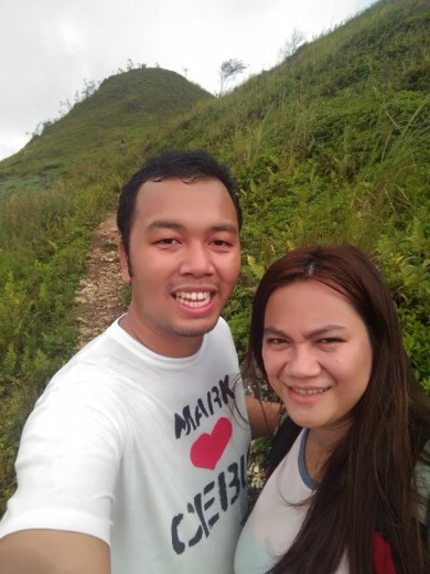 Osmena Peak at our back