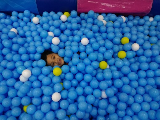 Sam in the Ball Pool