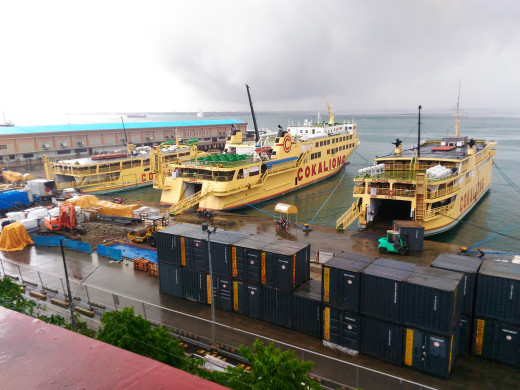 View of Pier Terminal 1 of Cebu City