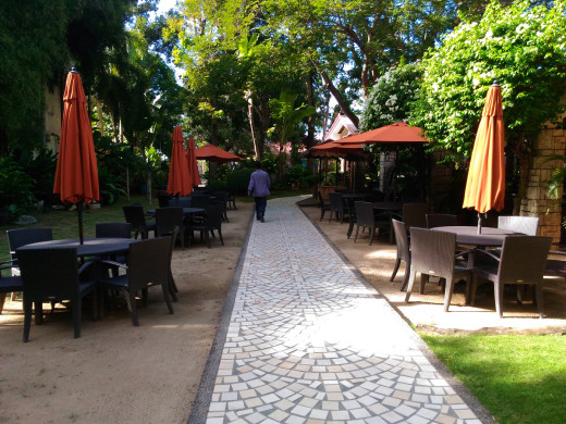 Walkway to the Reception