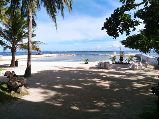 The Beach Front during Mid-day