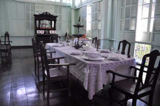 Dining Table at Don Bernardino Jalandoni Museum
