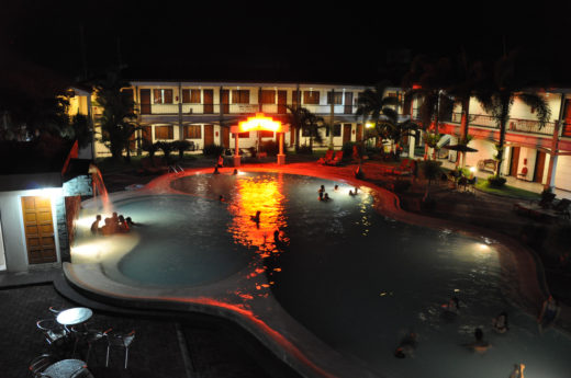 Dotties Swimming Pool at Night