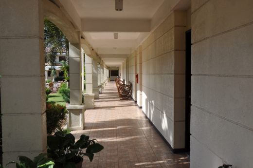 The Hallway leading to the rooms