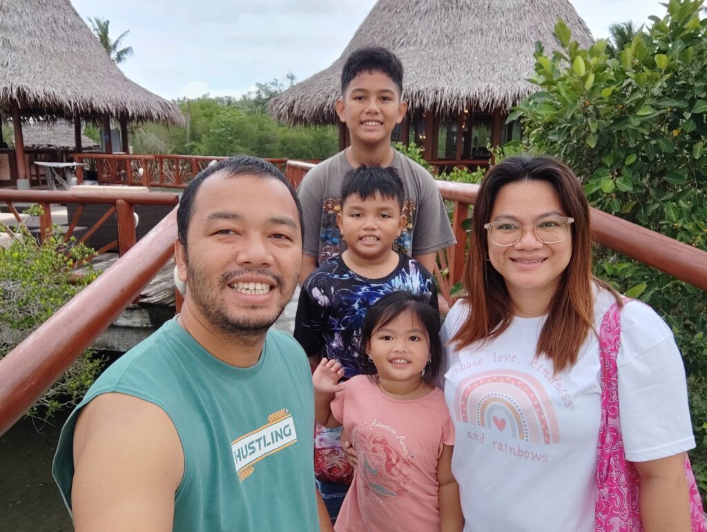 Maranga Family at the Reception Area