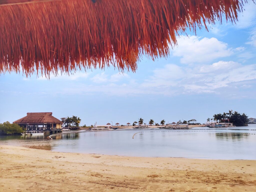 Bluewater Maribago Resort at Low Tide