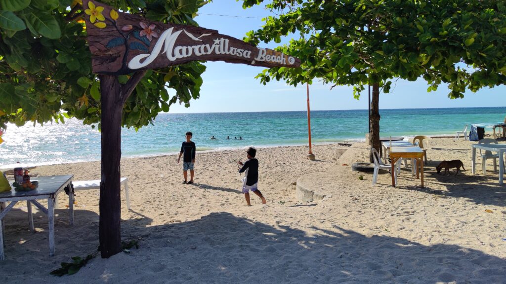 Kids playing at the Beach