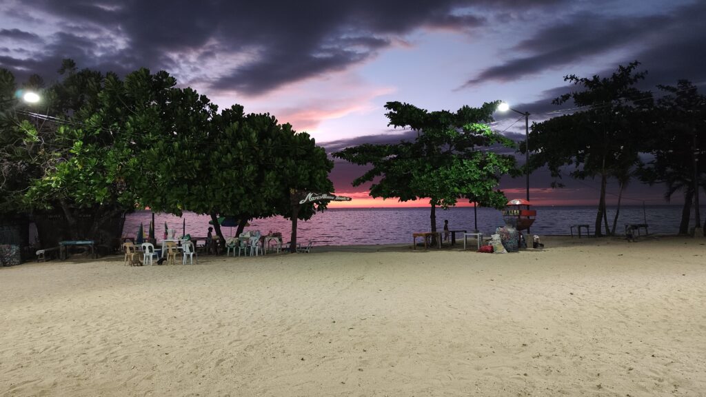 Maravilla Beach at Night