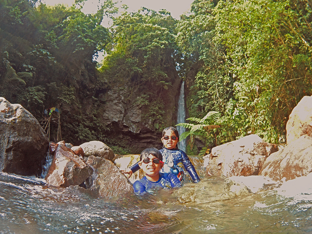 Sam and Jim at Tuasan Falls